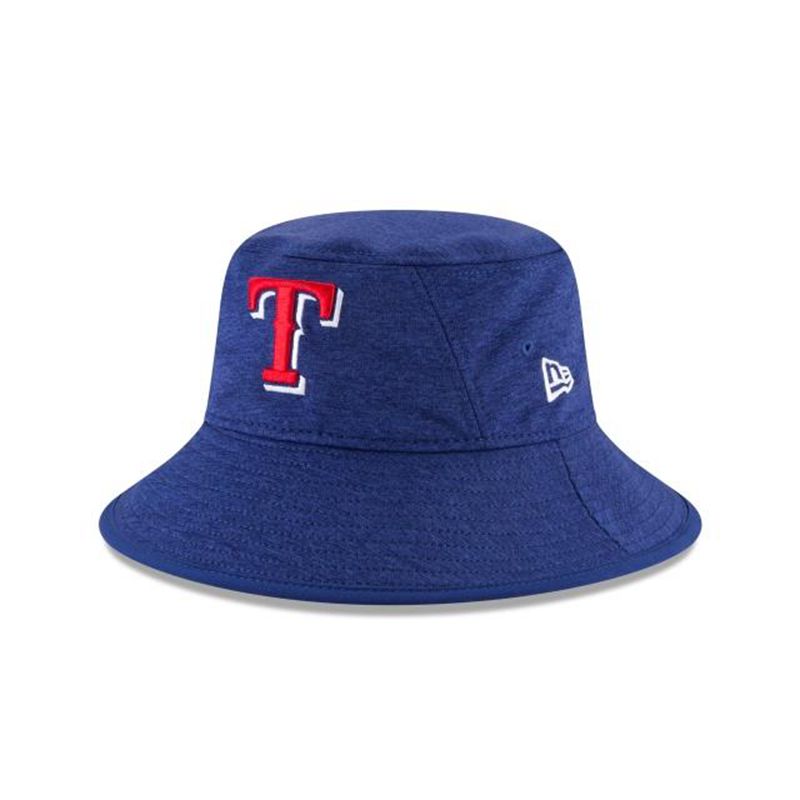 MLB Texas Rangers Shadowed Stretch (UWZ9707) - Blue New Era Bucket Hats